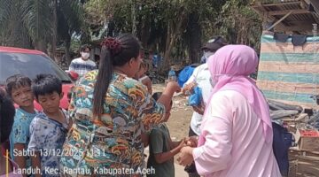 Hati Tak Bisa Diam, Erwinsyah JZ 02 AUE Terjun Langsung ke Lokasi Bencana Bersama Istri